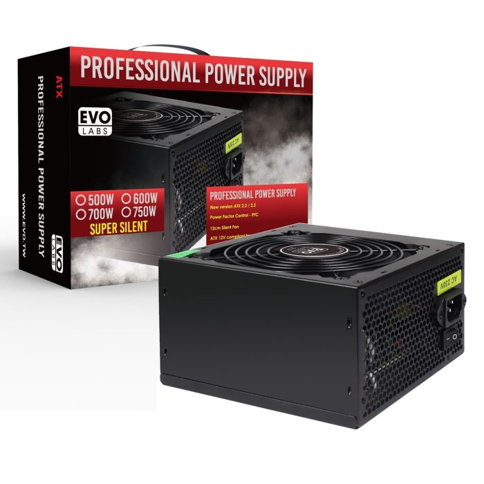 Evo Labs BR750-12BL 750W Non Modular PSU